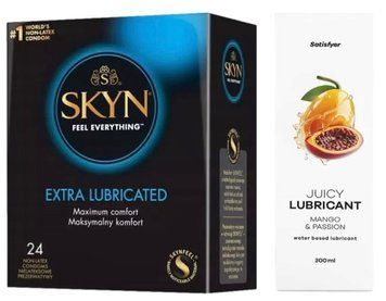 Набор Лубрикант Satisfyer Mango & Passion 300мл + SKYN Extra Lube 24 шт. SOS12831 фото