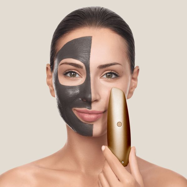 Безконтактна магнітна пілінг-маска GESKE Touchless Magnetic Peeling Mask 5в1 gray HB0556 фото