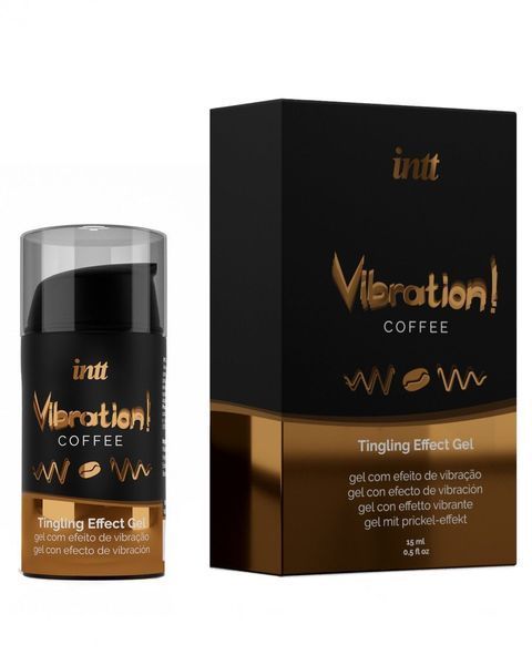 Рідкий вібратор зі смаком кави INTT Coffee Vibration (15 мл) &mdash; з ефектом пульсації та зігрівання SO3511 фото