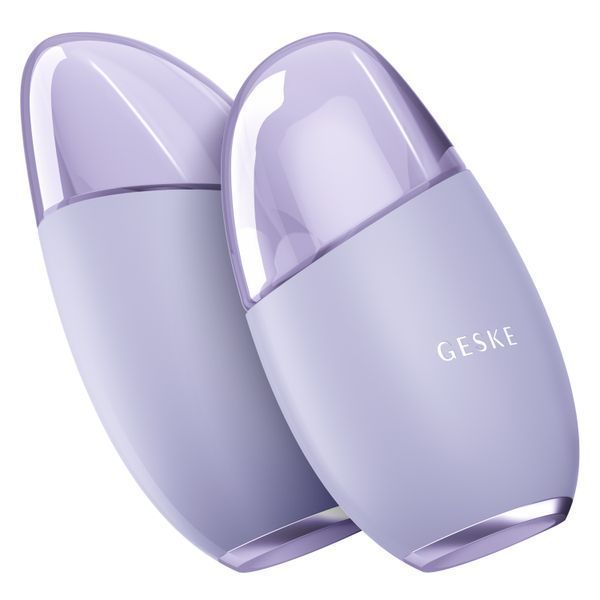 Масажер для обличчя GESKE Cool&Warm Eye and Face Massager 7в1 purple HB0292 фото