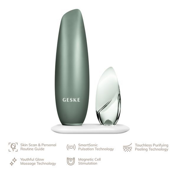 Бесконтактная магнитная пилинг-маска GESKE Touchless Magnetic Peeling Mask 5в1 green HB0557 фото