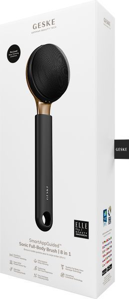 Ультразвукова щітка для всього тіла GESKE Sonic Full-Body Brush&Intensive Exfoliator 8в1 gray HB0375 фото