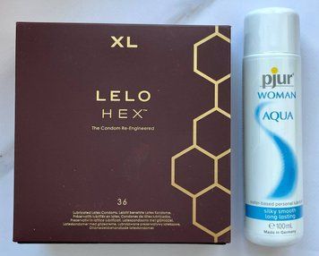 Набор LELO HEX Respect XL 36 Pack &ndash; Лубрикант на водной основе pjur Woman Aqua 100 мл SOS1995 фото