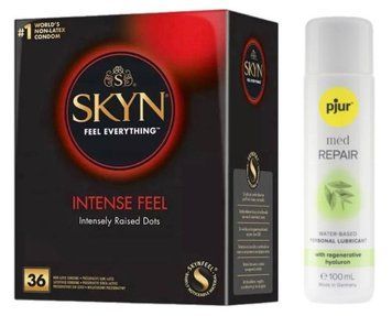 Комплект Skyn ​​Intense feel 36 шт + Pjur MED Repair Glide 100 мл SOS13204 фото