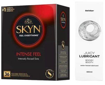 Набор Лубрикант Satisfyer Boogy Booty 300 мл + Intense Feel 36 шт SOS12719 фото