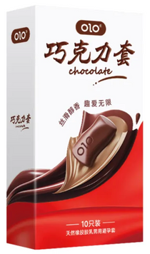 OLO Chocolate ультратонкі з ароматом шоколаду, 10 шт. OL65 фото
