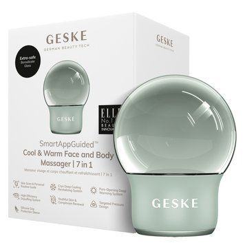 Массажер для лица и тела GESKE Cool&Warm Face and Body Massager 7в1 green HB0299 фото