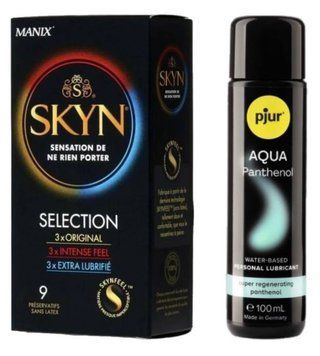 Комплект Skyn ​​Selection 9 шт + Pjur Aqua Panthenol 100 мл SOS13150 фото