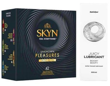 Набор Лубрикант Satisfyer Boogy Booty 300мл + SKYN Pleasures 42 шт SOS12723 фото