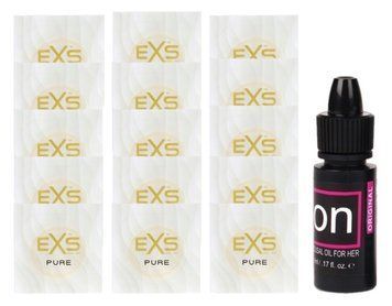 Комплект EXS Pure15 шт + Sensuva ON Arousal Oil for Her Original (5 мл) SOS14834 фото