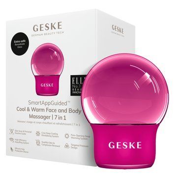 Массажер для лица и тела GESKE Cool&Warm Face and Body Massager 7в1 magenta HB0300 фото