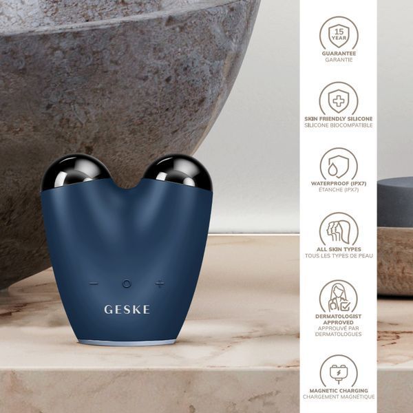 Мікрострумовий підтягувач обличчя GESKE MicroCurrent Face-Lifter 6в1 midnight HB0133 фото