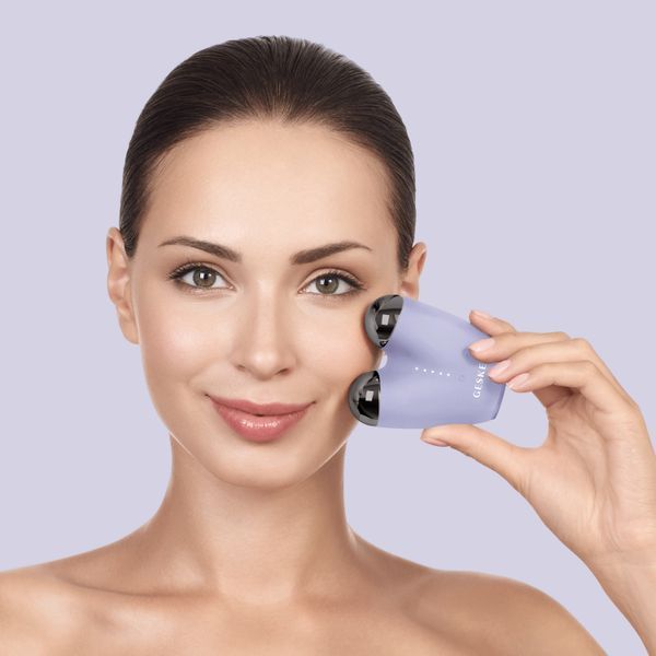 Микротоковый подтягиватель лица GESKE MicroCurrent Face-Lifter 6в1 purple HB0134 фото