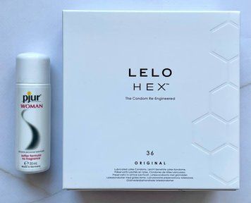 Набор LELO HEX Original 36 Pack + Смазка на силиконовой основе pjur Woman 30 мл SOS1951 фото
