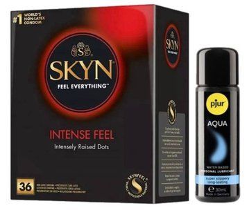 Комплект Skyn ​​Intense feel 36 шт + Pjur Aqua 30 мл SOS13198 фото