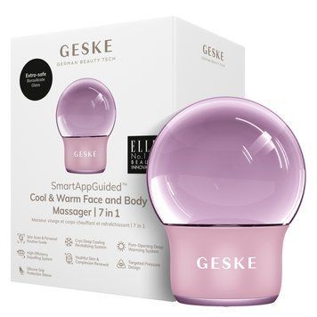 Массажер для лица и тела GESKE Cool&Warm Face and Body Massager 7в1 pink HB0302 фото