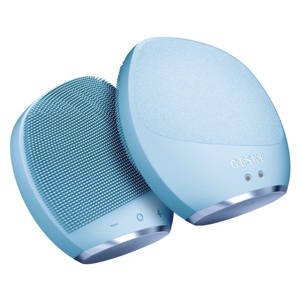 Ультразвукова щітка для тіла та інтенсивний пілінг GESKE Sonic Body Brush&Intensive Exfoliator 7в1 aquamarine HB0351 фото