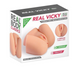 Мастурбатор-півторс з вібрацією Real Body Real Vicky вагіна та анус, 22х19 см SO9952 фото 3