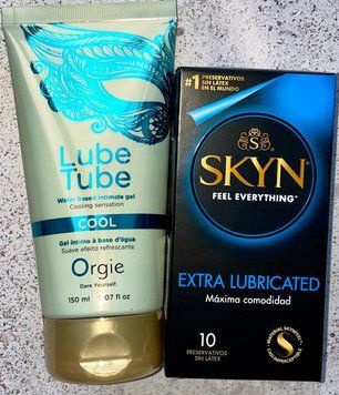 Набір Skyn Exstra Lube 10 шт + LUBE TUBE COOL, 150 мл ORGIE SOS1116 фото