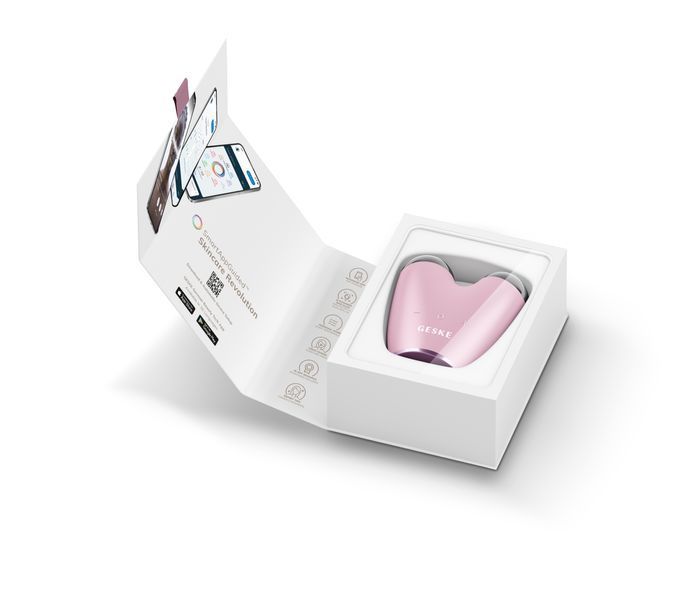 Микротоковый подтягиватель лица GESKE MicroCurrent Face-Lifter 6в1 pink HB0137 фото