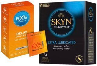 Набір з SKYN Extra Lube 24 шт + EXS Delay, 12 шт SOS7960 фото
