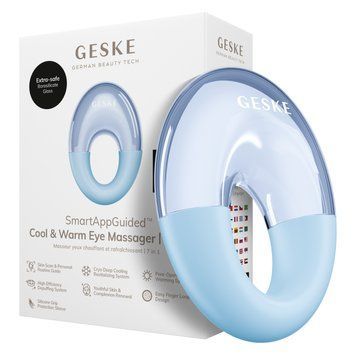 Массажер для глаз GESKE Cool & Warm Eye Massager 7в1 aquamarine HB0307 фото
