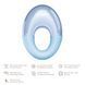 Массажер для глаз GESKE Cool & Warm Eye Massager 7в1 aquamarine HB0307 фото 2