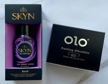 Набор OLO Feeling Ultrathin &ndash; ультратонкие &ndash; 001 (10 штук) + Лубрикант Skyn ​​All Night Long 80 мл на силиконовой основе SOS1219 фото