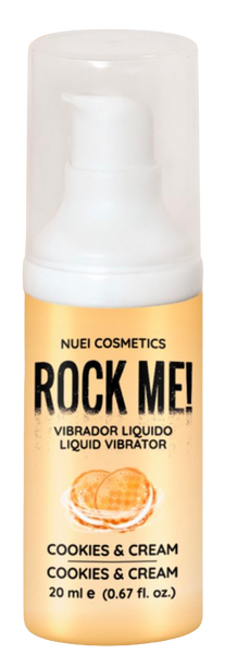 Жидкий вибратор NUEI Rock Me! Печенье с кремом (20 мл) &ndash; с эффектом пульсации и согревания NU890485 фото
