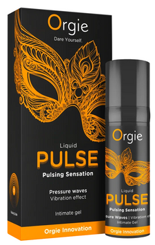 Возбуждающий гель для интимных зон с пульсирующим эффектом Orgie Liquid Pulse Ice Caramel (15 мл) SX4814 фото