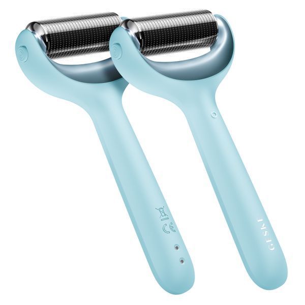 Електронний ролер для обличчя та тіла з мікроголками GESKE MicroNeedle Face&Body Roller 8в1 turquoise HB0202 фото