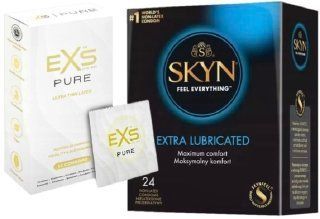 Набір з SKYN Extra Lube 24 шт + EXS Pure 12 шт SOS7954 фото