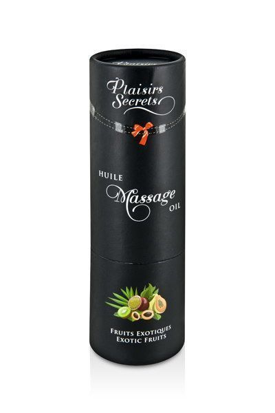 Масажна олія Plaisirs Secrets Exotic Fruits з афродизіаками, їстівна (59 мл) SO1839 фото