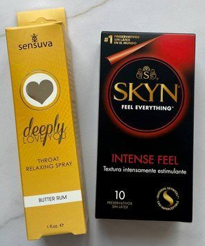 Набір SKYN Intense Feel 10 шт + Спрей Sensuva Deeply Love You Butter Rum (29 мл) SOS1413 фото