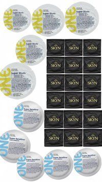 Набір Skyn та One з 28 шт : Original , Super Sensitive , Super Studs SOS483 фото
