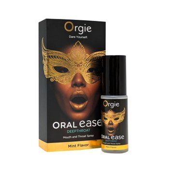 Спрей для глубокого минета Orgie &ndash; Oral Ease Deepthroat (15 мл), мятный, без анестетиков. SX2737 фото