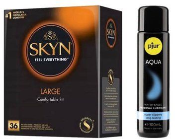 Комплект SKYN Large 36 шт + Pjur Aqua 100 мл SOS13231 фото