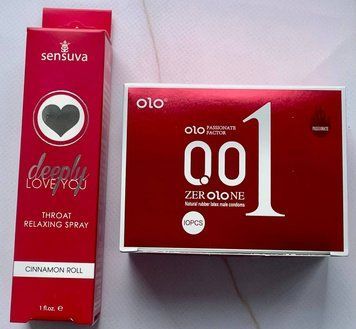Комплект OLO Возбуждающие 001 10 шт - Спрей Sensuva Deeply Love You Cinnamon 29 мл SOS3590 фото