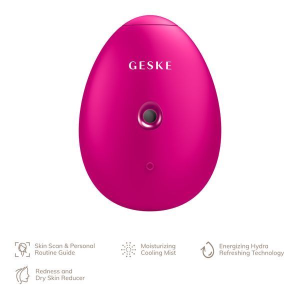 Електронний освіжувач для зволоження обличчя GESKE Facial Hydration Refresher 4в1 magenta HB0164 фото