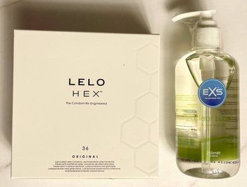 Набір LELO HEX Original 36 Pack &ndash; Лубрикант EXS Aloe 250 мл ( прозорий ) SOS1620 фото