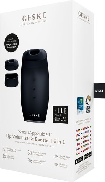 Пристрій для збільшення об'єму губ GESKE Lip Volumizer&Booster 6в1 black HB0407 фото