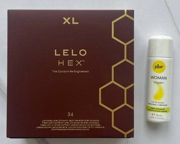 Набор LELO HEX Respect XL 36 Pack + Лубрикант pjur Woman Vegan 30 мл SOS2021 фото