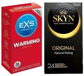 Набір з SKYN ORIGINAL 24 ШТ. + EXS Warming, 12 шт SOS7929 фото
