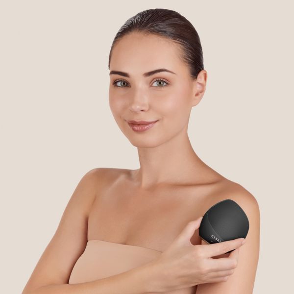 Ультразвукова щітка для тіла та інтенсивний пілінг GESKE Sonic Body Brush&Intensive Exfoliator 7в1 gray HB0353 фото