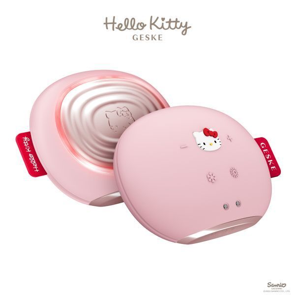 Ультразвуковая маска тепло и холод GESKE Sonic Warm & Cool Mask 8в1 by Hello Kitty pink HB0247 фото