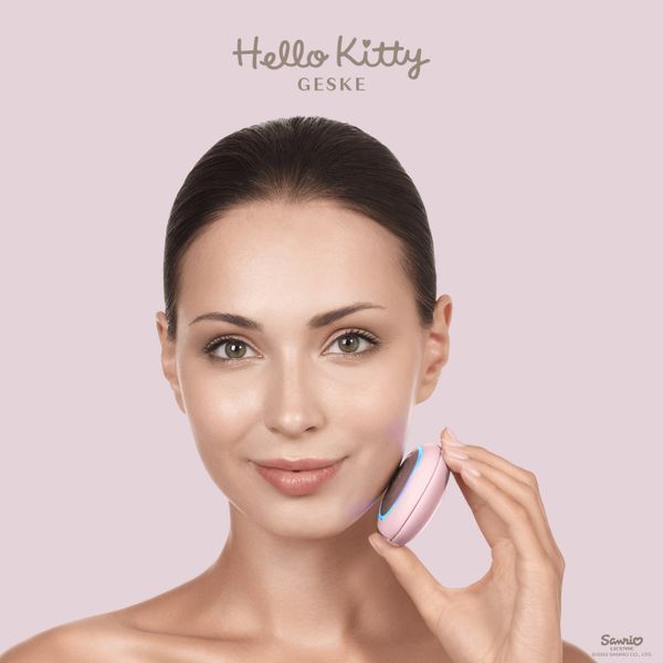 Ультразвуковая маска тепло и холод GESKE Sonic Warm & Cool Mask 8в1 by Hello Kitty pink HB0247 фото