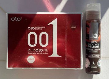 Набор OLO Возбуждающие с разогревающим эффектом 001 10 шт + Смазка System JO H2O &mdash; Chocolate Delight (30 мл) SOS2123 фото