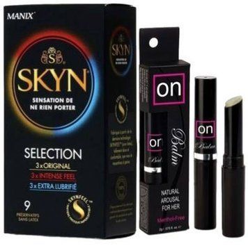Набір з SKYN Selection (9 шт) + Збудливий суперстійкий бальзам для клітора Sensuva - ON Arousal Balm for Her SOS9673 фото