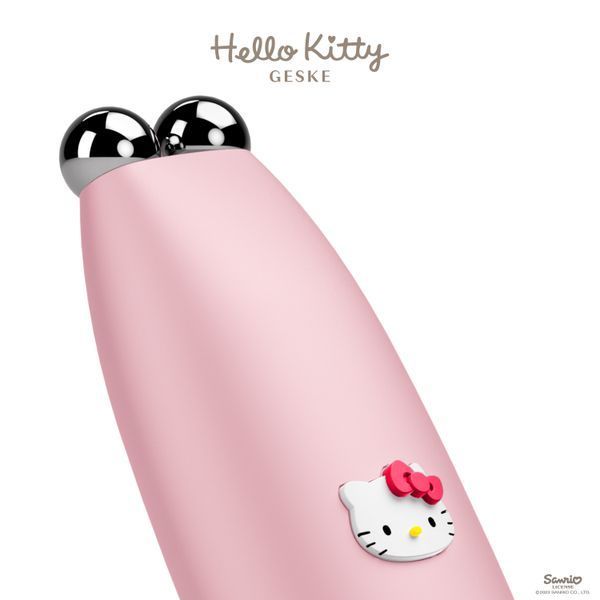 Мікрострумова ручка для підтяжки обличчя GESKE MicroCurrent Face-Lift Pen 6в1 by Hello Kitty pink HB0251 фото