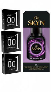 Комплект: OLO Feeling Ultrathin 9 шт. + Лубрикант Skyn ​​All Night Long 80 мл SOS11748 фото